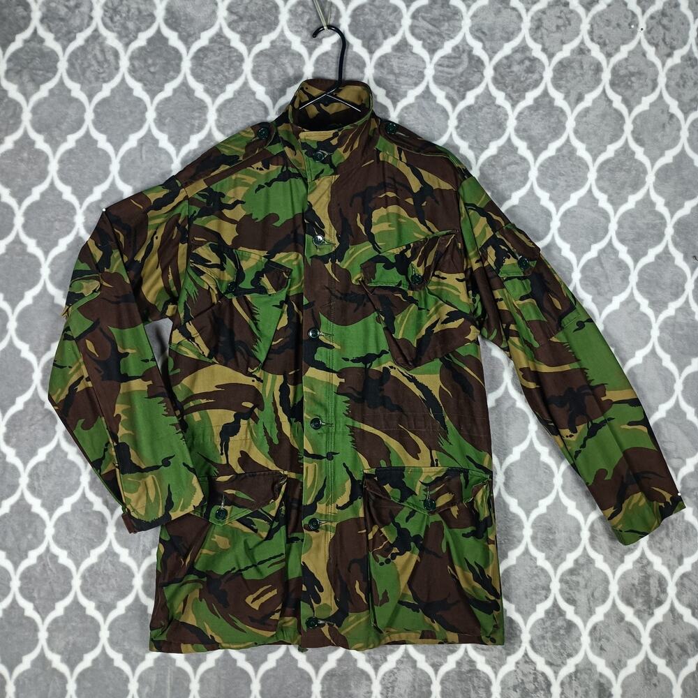 Camo Hunting Jacket Sz Medium Utility Game Pouch British DPM Military Camouflage